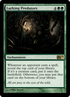 [190]【EN】【FOIL】隠れ潜む捕食者/Lurking Predators【M10】[R][緑]