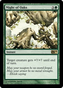 [192]【EN】【FOIL】樫の力/Might of Oaks【M10】[R][緑]