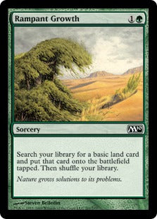 [201]【EN】【FOIL】不屈の自然/Rampant Growth【M10】[C][緑]