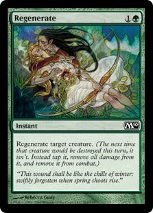 [202]【EN】【FOIL】再びの生/Regenerate【M10】[C][緑]