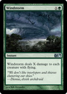 [205]【EN】【FOIL】暴風/Windstorm【M10】[U][緑]
