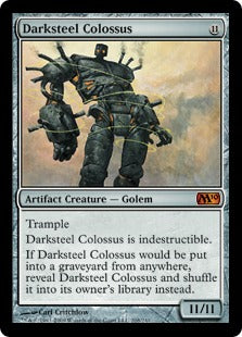 [208]【EN】【FOIL】ダークスティールの巨像/Darksteel Colossus【M10】[M][茶]
