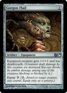 [211]【EN】【FOIL】ゴルゴンのフレイル/Gorgon Flail【M10】[U][茶]