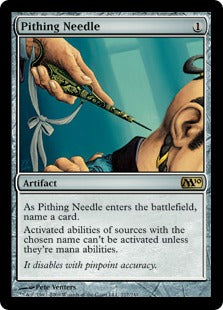 [217]【EN】【FOIL】真髄の針/Pithing Needle【M10】[R][茶]