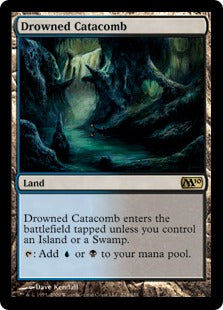 [224]【EN】【FOIL】水没した地下墓地/Drowned Catacomb【M10】[R][土地]