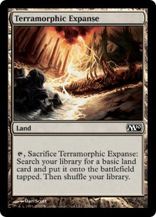 [229]【EN】【FOIL】広漠なる変幻地/Terramorphic Expanse【M10】[C][土地]