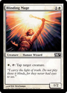 [008]【EN】【FOIL】目潰しの魔道士/Blinding Mage【M11】[C][白]