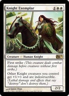 [020]【EN】【FOIL】模範の騎士/Knight Exemplar【M11】[R][白]