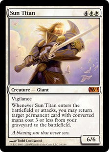 [035]【EN】【FOIL】太陽のタイタン/Sun Titan【M11】[M][白]