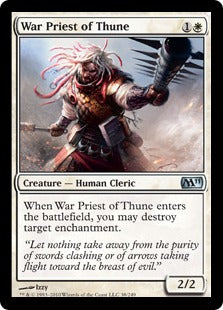[038]【EN】テューンの戦僧/War Priest of Thune【M11】[U][白]