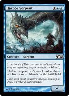 [056]【EN】【FOIL】湾口の海蛇/Harbor Serpent【M11】[C][青]