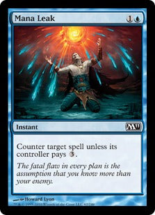[062]【EN】【FOIL】マナ漏出/Mana Leak【M11】[C][青]
