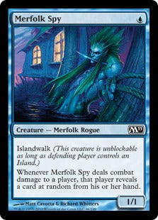 [066]【EN】【FOIL】マーフォークのスパイ/Merfolk Spy【M11】[C][青]