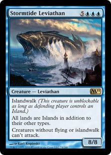 [074]【EN】【FOIL】嵐潮のリバイアサン/Stormtide Leviathan【M11】[R][青]