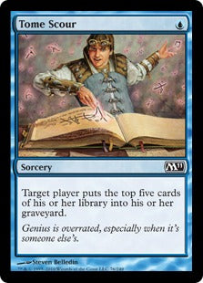 [076]【EN】【FOIL】秘本掃き/Tome Scour【M11】[C][青]