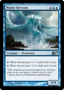[080]【EN】【FOIL】水の召使い/Water Servant【M11】[U][青]