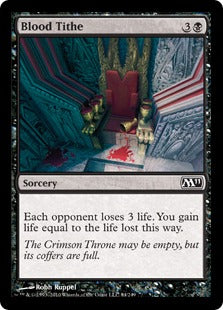 [084]【EN】【FOIL】血の税収/Blood Tithe【M11】[C][黒]