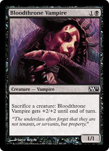 [085]【EN】【FOIL】血の座の吸血鬼/Bloodthrone Vampire【M11】[C][黒]