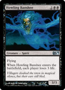 [100]【EN】【FOIL】吠えたけるバンシー/Howling Banshee【M11】[U][黒]