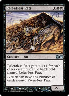 [113]【EN】【FOIL】執拗なネズミ/Relentless Rats【M11】[U][黒]
