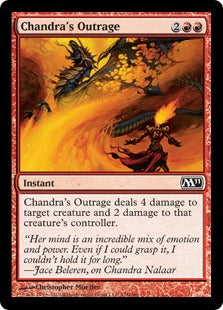 [128]【EN】チャンドラの憤慨/Chandra's Outrage【M11】[C][赤]