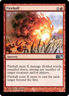[138]【EN】【FOIL】火の玉/Fireball【M11】[U][赤]