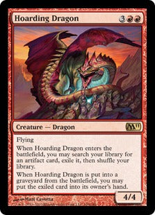 [144]【EN】【FOIL】溜め込むドラゴン/Hoarding Dragon【M11】[R][赤]