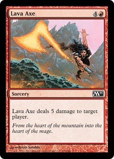 [147]【EN】【FOIL】溶岩の斧/Lava Axe【M11】[C][赤]