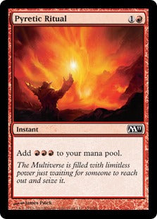[153]【EN】【FOIL】発熱の儀式/Pyretic Ritual【M11】[C][赤]