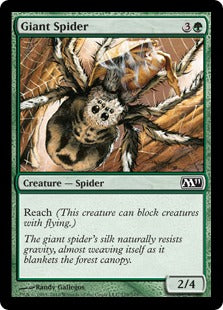 [179]【EN】【FOIL】大蜘蛛/Giant Spider【M11】[C][緑]