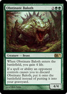 [188]【EN】強情なベイロス/Obstinate Baloth【M11】[R][緑]