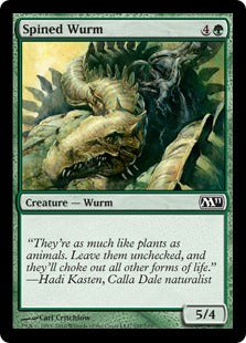 [197]【EN】針刺ワーム/Spined Wurm【M11】[C][緑]