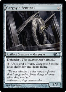 [207]【EN】【FOIL】ガーゴイルの歩哨/Gargoyle Sentinel【M11】[U][茶]