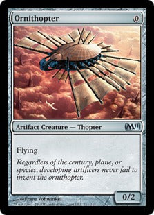 [211]【EN】【FOIL】羽ばたき飛行機械/Ornithopter【M11】[U][茶]
