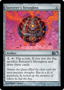 [213]【EN】【FOIL】魔術師の金庫/Sorcerer's Strongbox【M11】[U][茶]