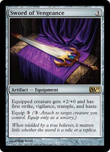 [216]【EN】執念の剣/Sword of Vengeance【M11】[R][茶]