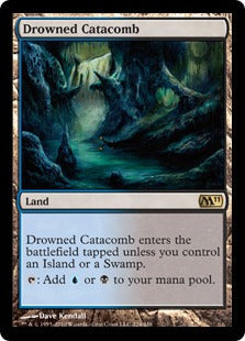 [224]【EN】【FOIL】水没した地下墓地/Drowned Catacomb【M11】[R][土地]