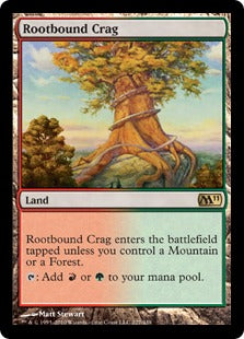 [227]【EN】根縛りの岩山/Rootbound Crag【M11】[R][土地]