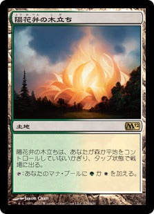 [229]【JP】【FOIL】陽花弁の木立ち/Sunpetal Grove【M12】[R][土地]