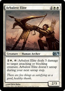 [005]【EN】【FOIL】大石弓の精鋭/Arbalest Elite【M12】[U][白]