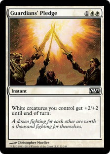 [022]【EN】【FOIL】護衛の誓約/Guardians' Pledge【M12】[C][白]