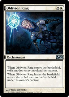 [027]【EN】【FOIL】忘却の輪/Oblivion Ring【M12】[U][白]