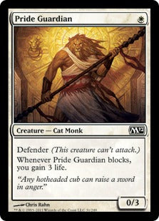 [031]【EN】【FOIL】群れの護衛/Pride Guardian【M12】[C][白]