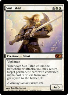 [039]【EN】【FOIL】太陽のタイタン/Sun Titan【M12】[M][白]