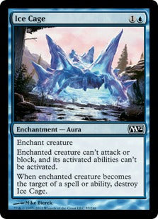 [057]【EN】【FOIL】氷の牢獄/Ice Cage【M12】[C][青]