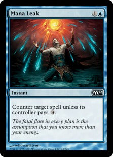 [063]【EN】【FOIL】マナ漏出/Mana Leak【M12】[C][青]