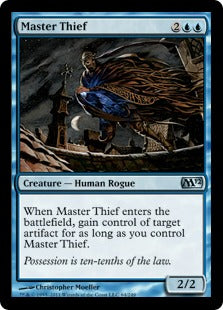 [064]【EN】【FOIL】練達の盗賊/Master Thief【M12】[U][青]