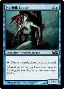 [065]【EN】マーフォークの物あさり/Merfolk Looter【M12】[C][青]
