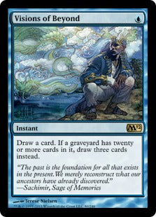 [080]【EN】【FOIL】彼方の映像/Visions of Beyond【M12】[R][青]