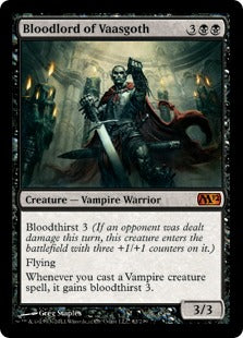 [082]【EN】【FOIL】ヴァーズゴスの血王/Bloodlord of Vaasgoth【M12】[M][黒]
